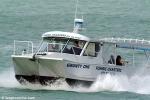 ID 320 GRUNTY ONE, a fishing charter boat, at speed inbound to Auckland, NZ.